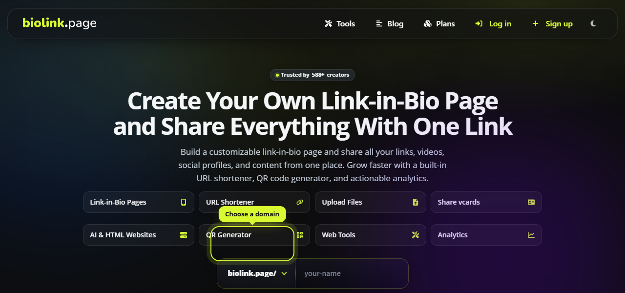 BioLink.page: Bio Link Pages for Creators